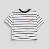 Girls Stripe Boxy Tee