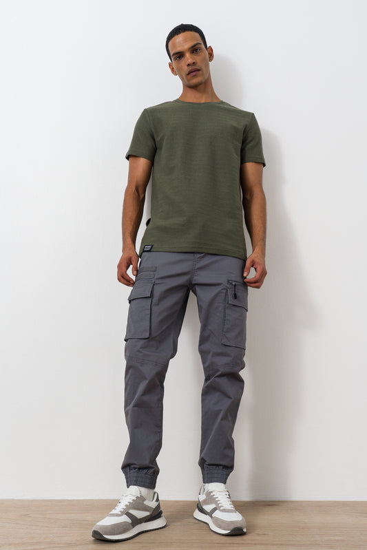 Textured Oversized T-shirt