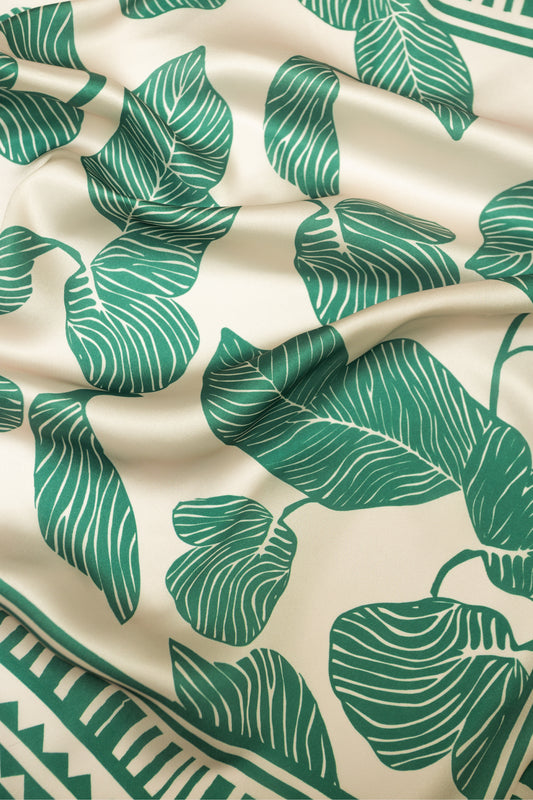 Leafy Hair Scarf