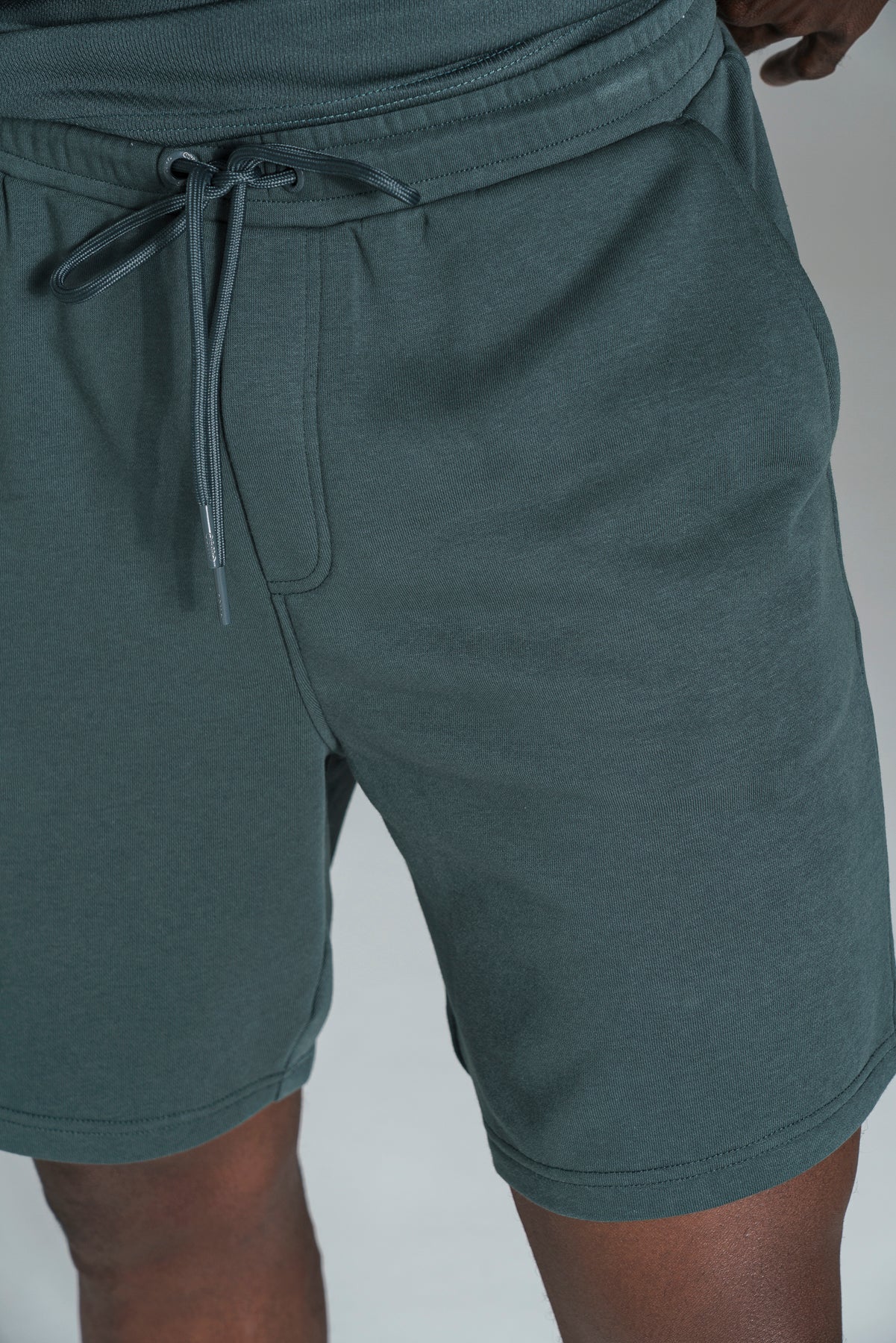 Embossed Fleece Shorts