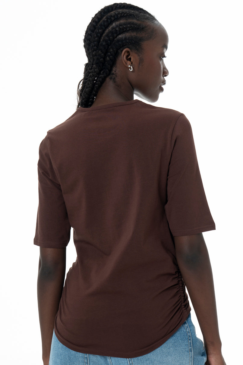 Ruched Side T-Shirt