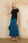 A-line Denim Skirt