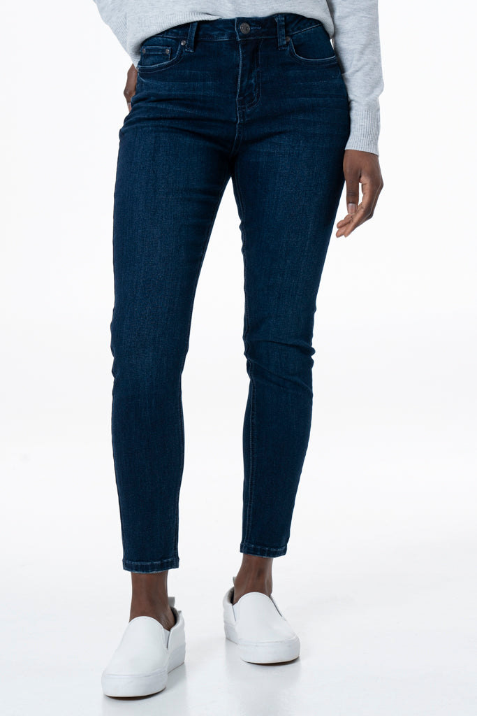 Rf12 Mid-Rise Denim Jeans _ 135025 _ Dark Wash