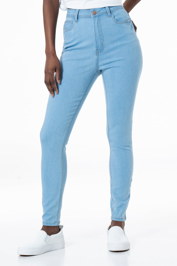 Rf09 Hi-Waisted Denim Jeans _ 135680 _ Light Wash