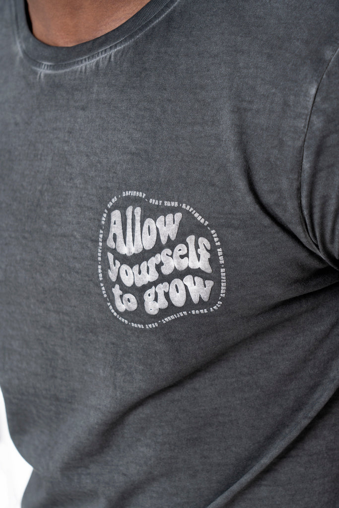 Organic Dyed T-Shirt _ 136966 _ Charcoal