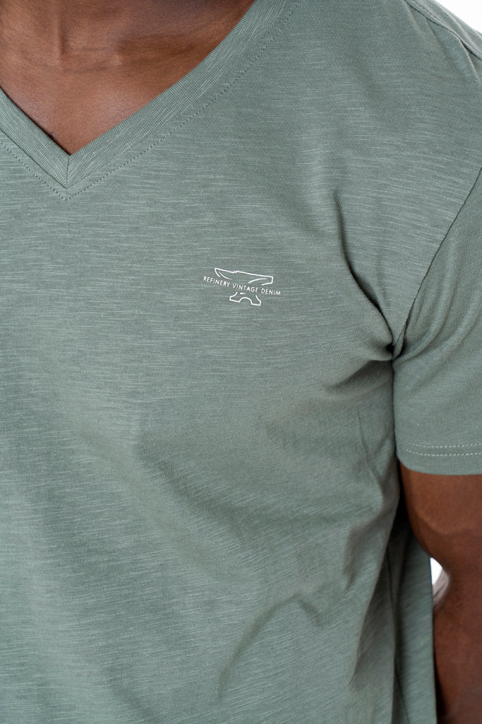 V-Neck T-Shirt _ 137175 _ Fatigue
