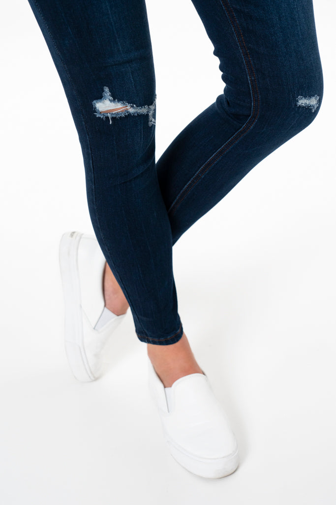 Rf05 Hi-Rise Skinny Jeans _ 137414 _ Dark Wash