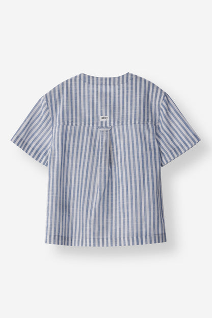 Boys Mandarin Collar Shirt