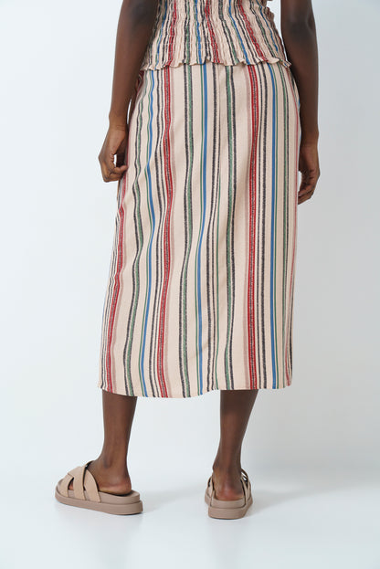 Mock Wrap Skirt