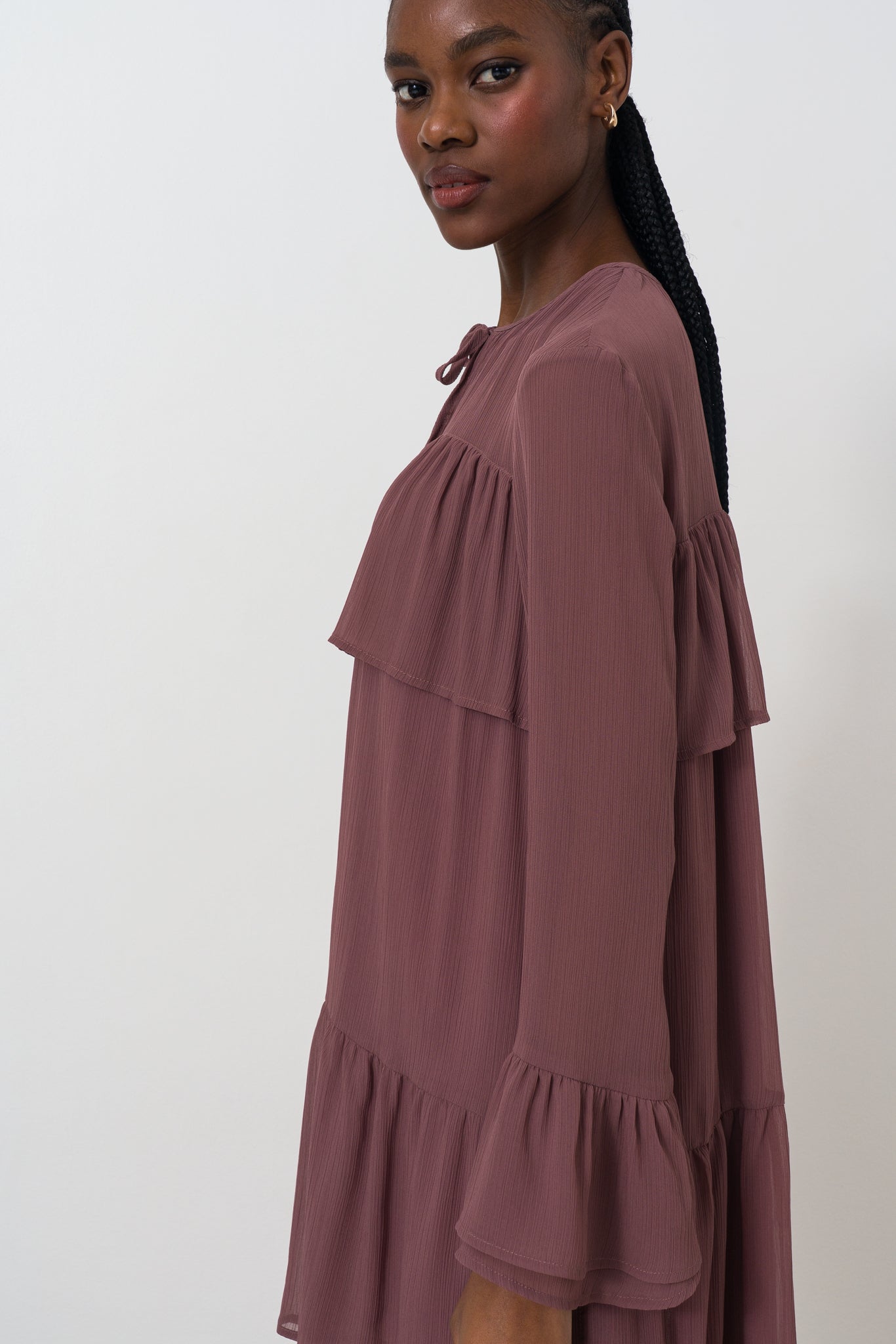 Sheer-Frill-Dress