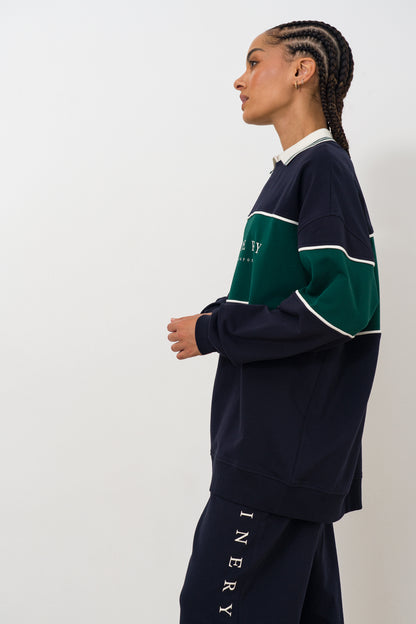 Colourblock Crew Sweater