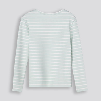Girls Stripe Long Sleeve Tee