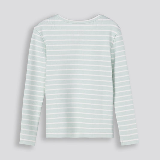 Girls Stripe Long Sleeve Tee