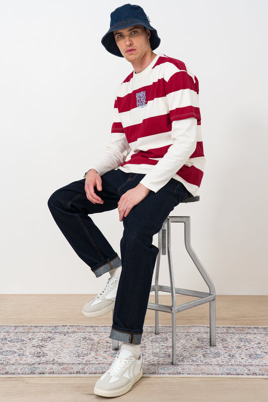 Stripe Oversized T-Shirt