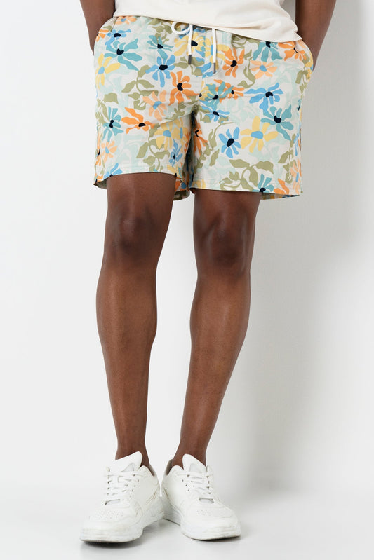 Floral Pool Shorts Multi