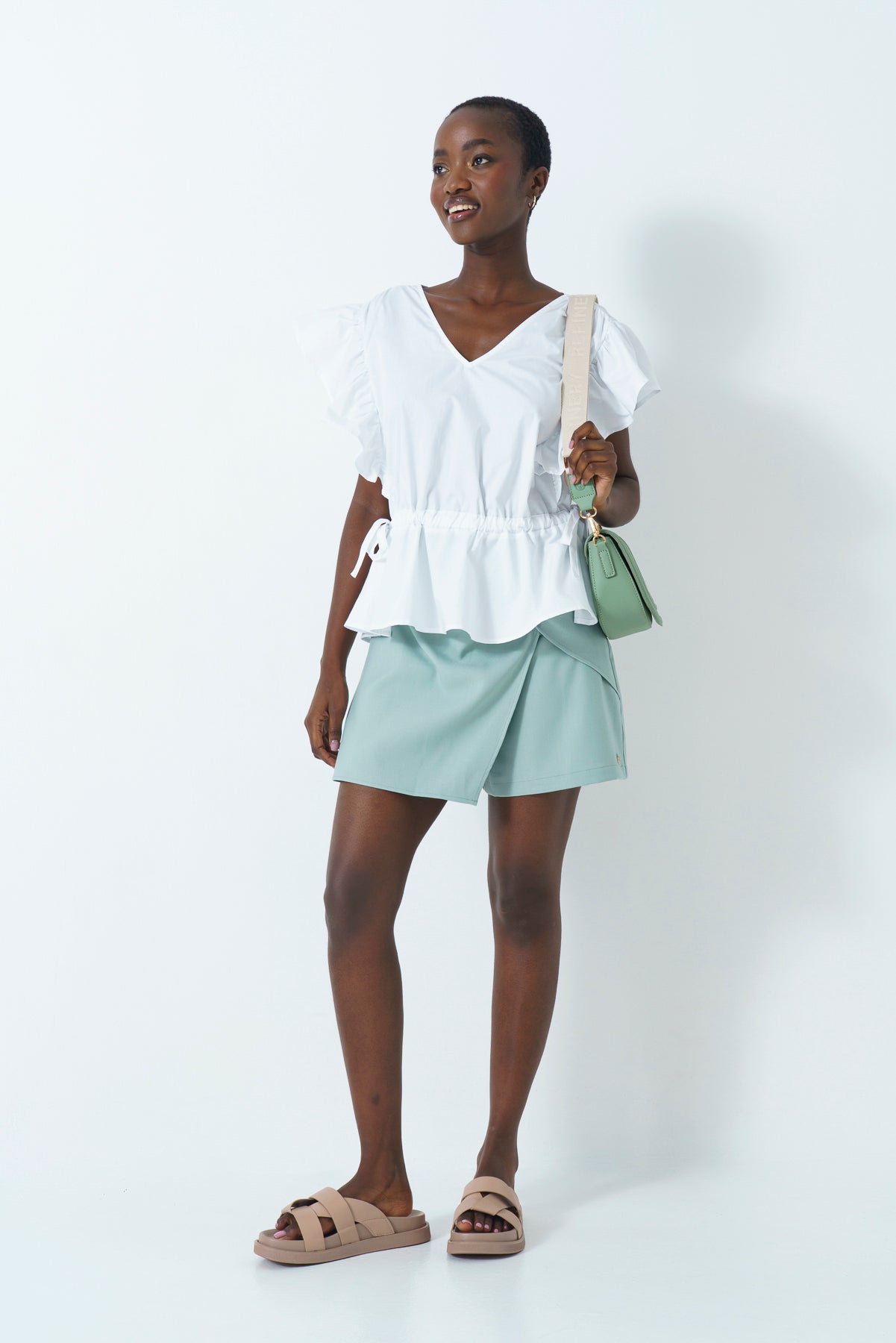 Flutter Sleeve Top