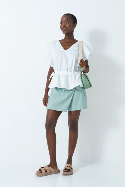 Flutter Sleeve Top