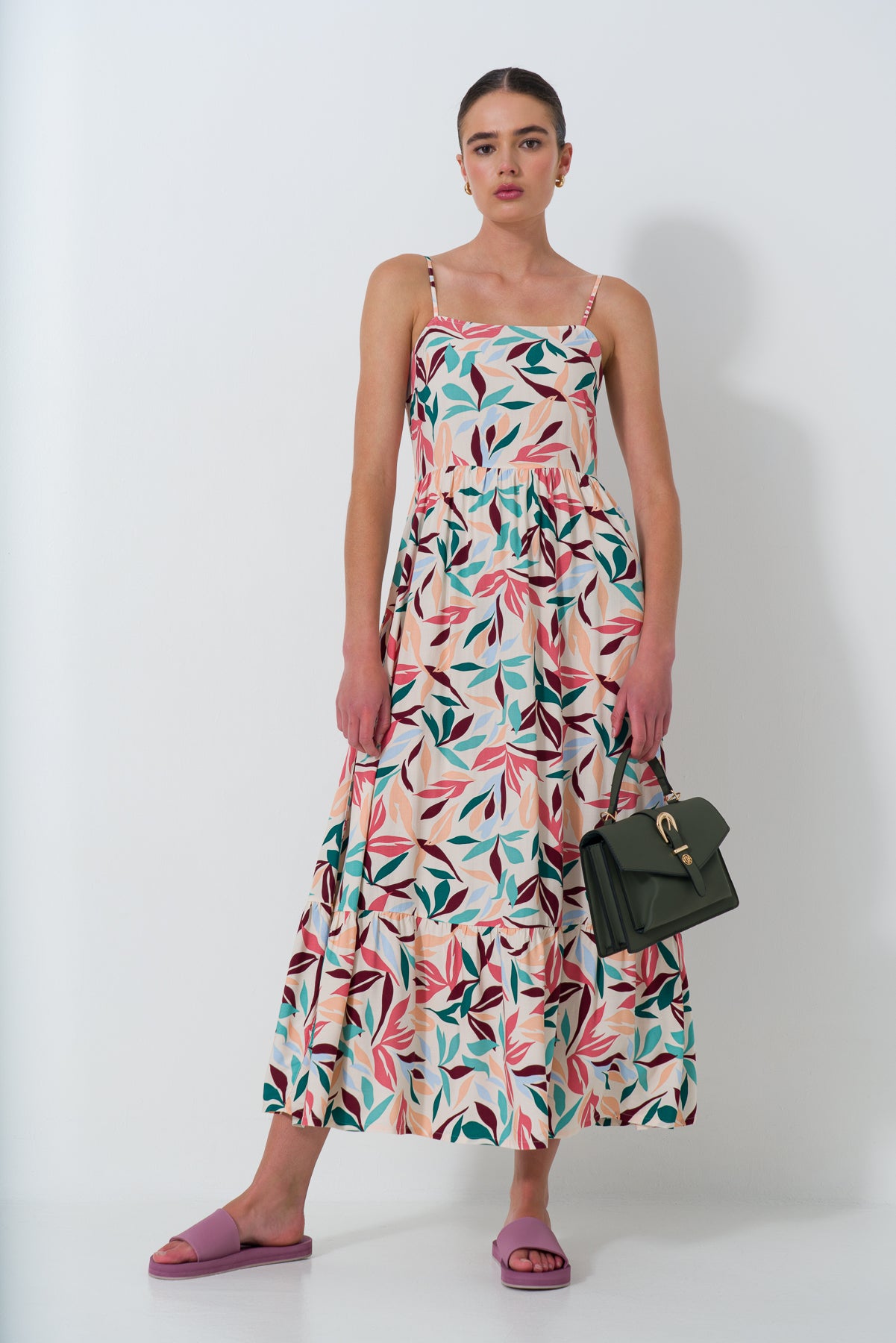 Strappy Frill Bottom Dress