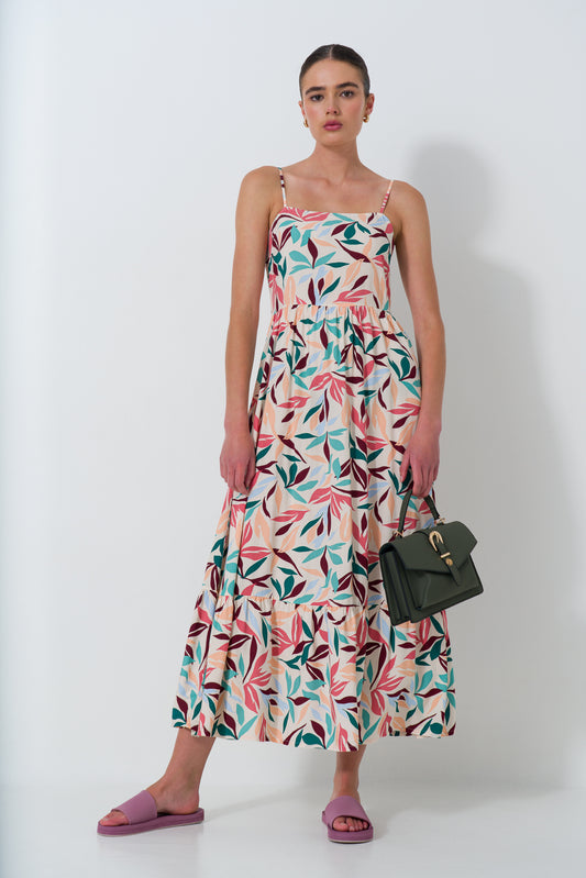 Strappy Frill Bottom Dress