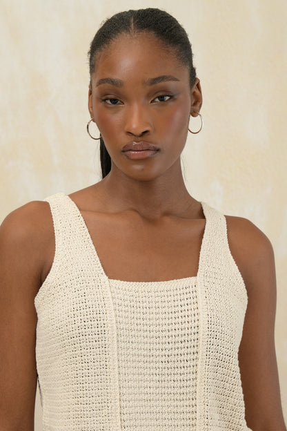 True Knit Square Neck Top