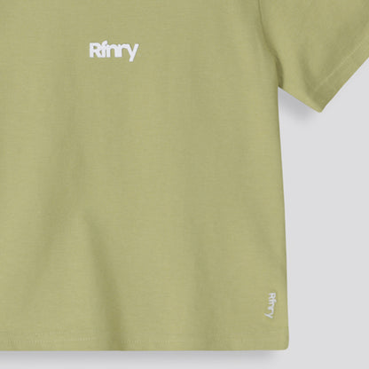 Girls Lettuce Edge Baby Tee