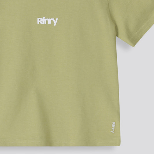 Girls Lettuce Edge Baby Tee