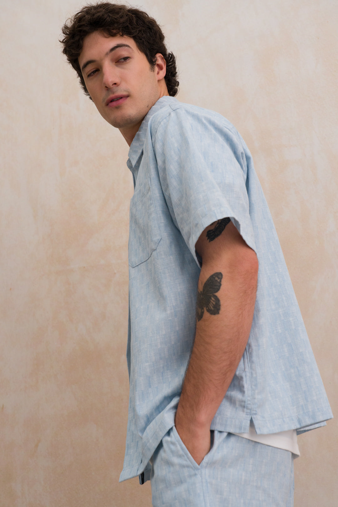 Boxy Textured Shirt