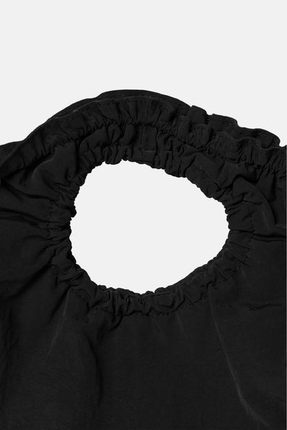 Rouged Nylon Crossbody Bag