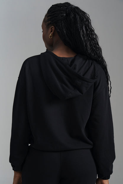 Quater Zip Fleece Hoodie