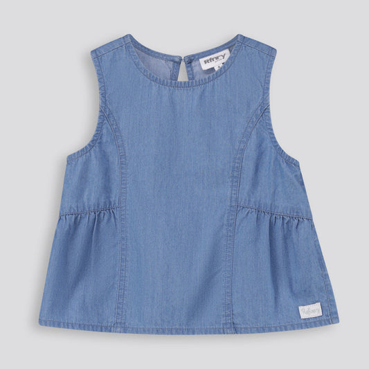 Girls Denim Tank Top