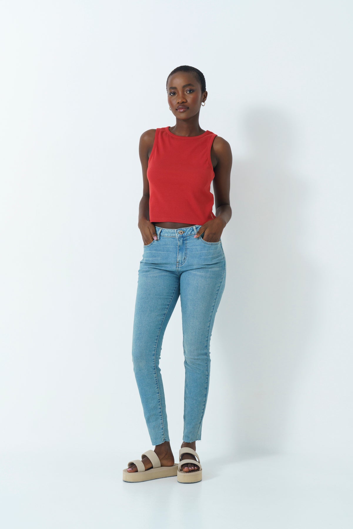 Rf12 Mid Rise Tinted Jeans