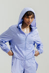 Zip-Front Active Hooded Jacket