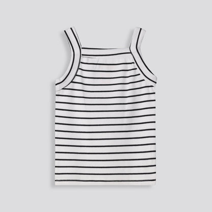Girls Stripe Ribbed Tank