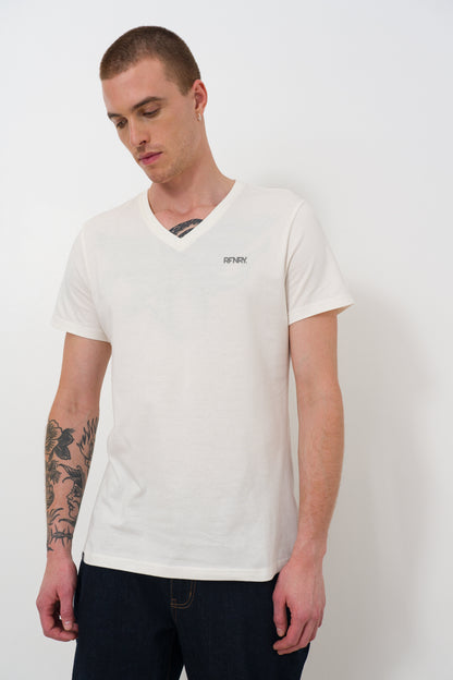 Branded V-Neck T-Shirt