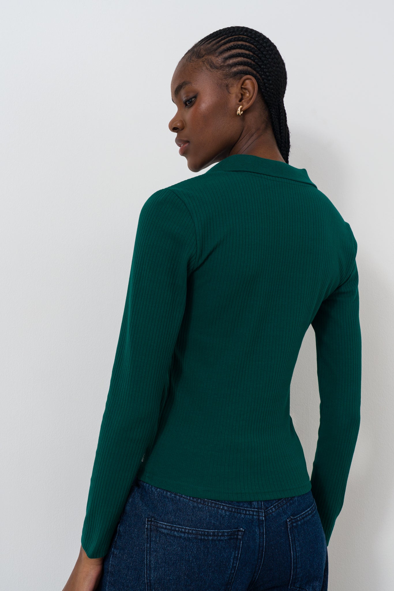 Long-Sleeve-Rib-Spilt-Collar-Top-2