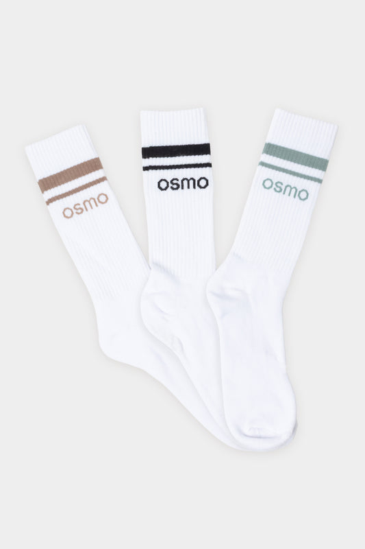 Longer Length Socks 3pk