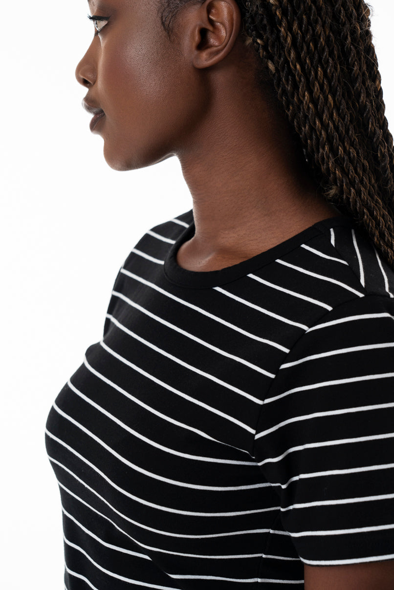 Striped Fitted T-Shirt