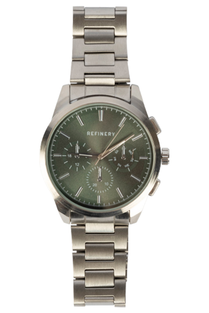 Chunky Metal Watch Silver