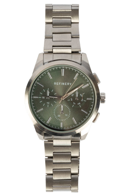 Chunky Metal Watch Silver