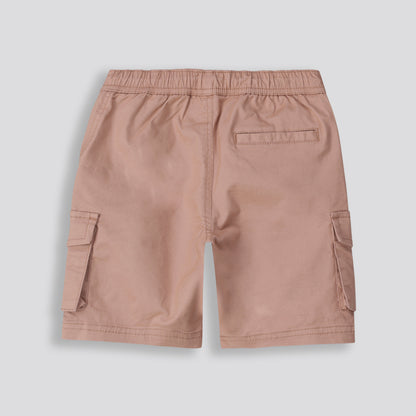 Boys Cargo Shorts _ 153129 _ Biscuit