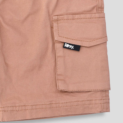 Boys Cargo Shorts _ 153129 _ Biscuit