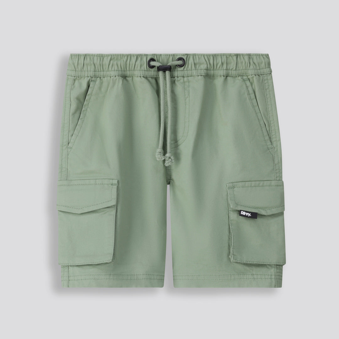 Boys Cargo Shorts _ 153129 _ Fatigue