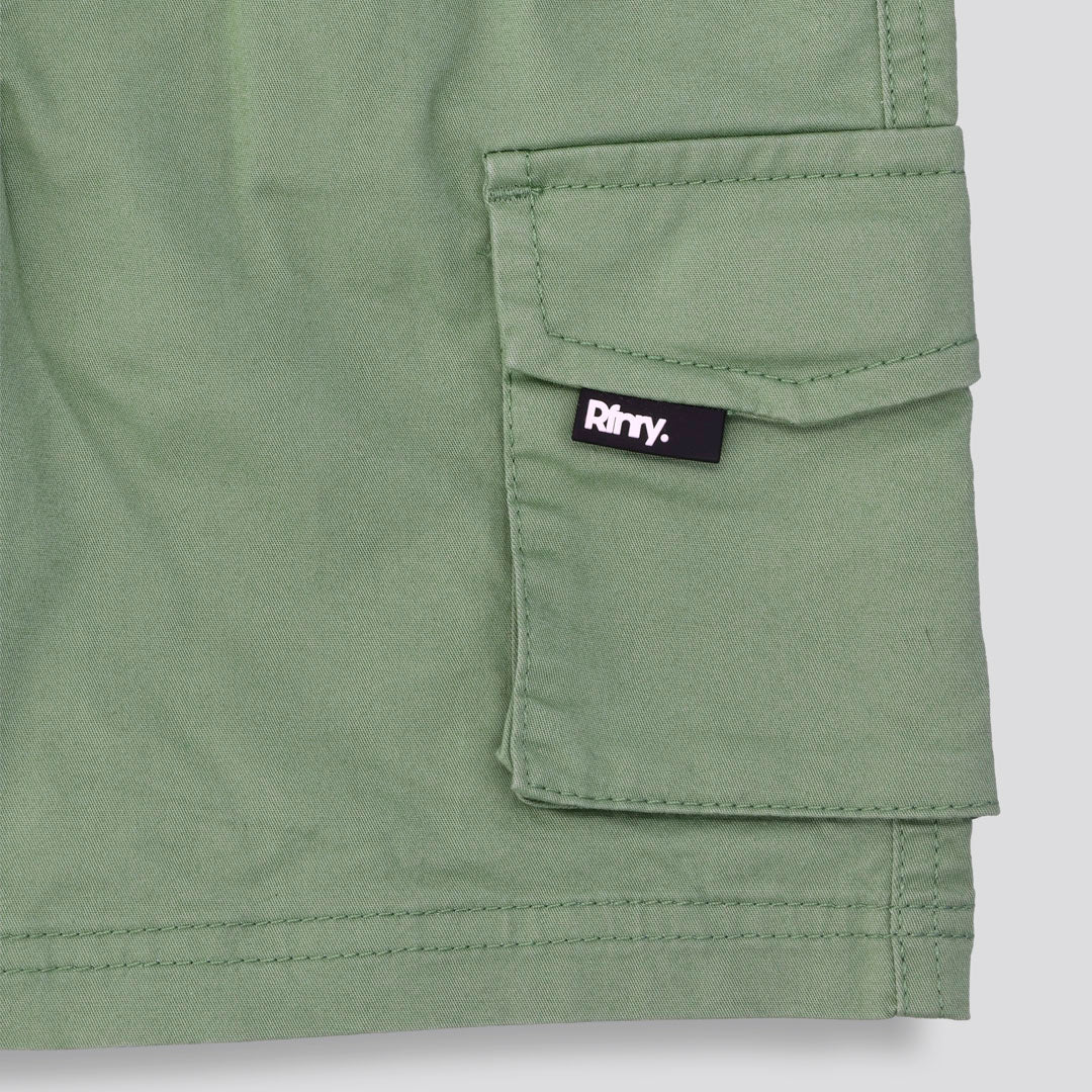 Boys Cargo Shorts _ 153129 _ Fatigue