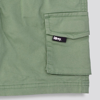 Boys Cargo Shorts _ 153129 _ Fatigue