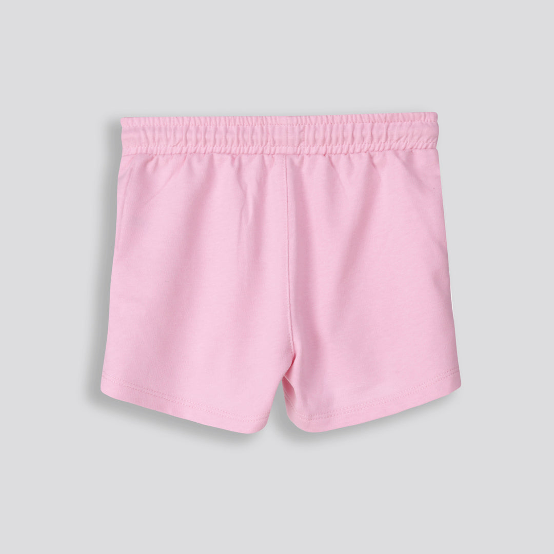 Girls Track Shorts _ 153270 _ Pink
