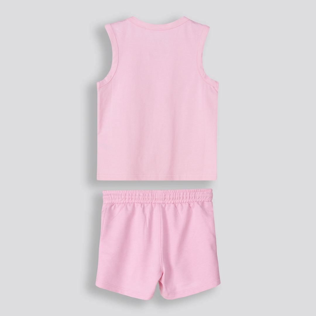 Girls Track Shorts _ 153270 _ Pink