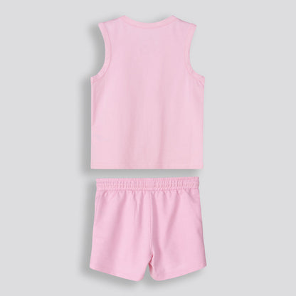 Girls Track Shorts _ 153270 _ Pink
