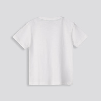 Boys Pocket Tee _ 153274 _ Optic White