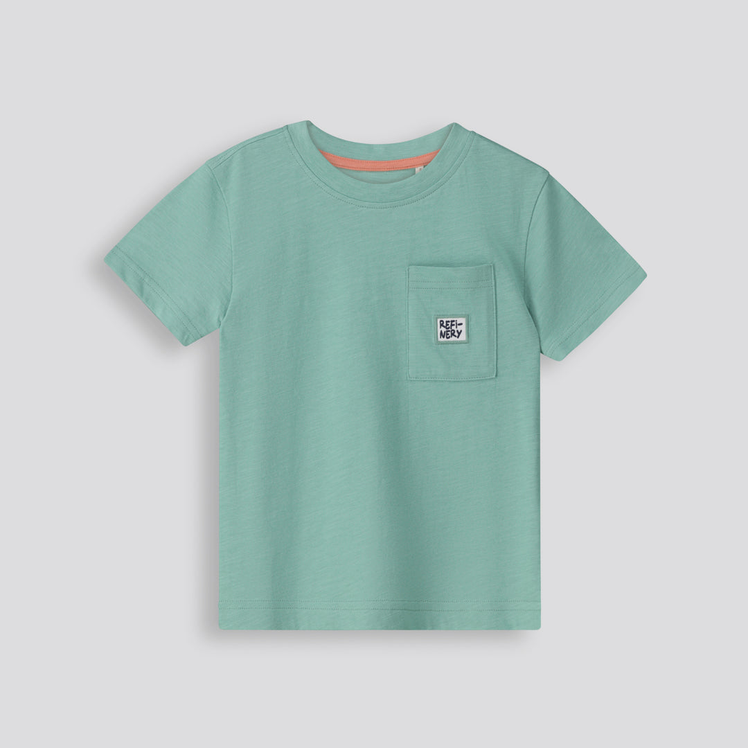 Boys Pocket Tee _ 153274 _ Mint