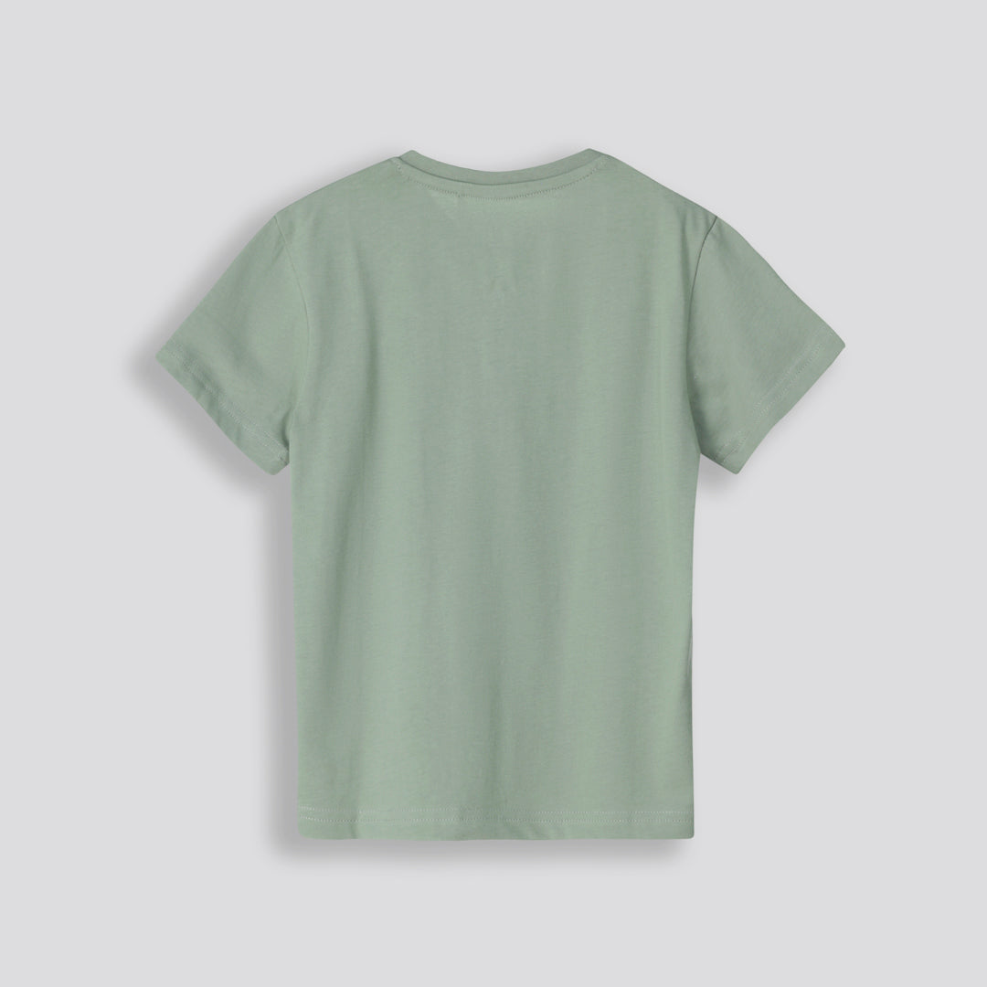 Boys Henley Tee _ 153281 _ Fatigue